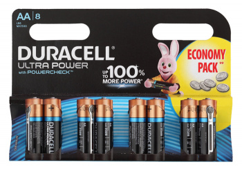 Батарейка Duracell LR6-8BL MX1500 AA (8шт) Ultra