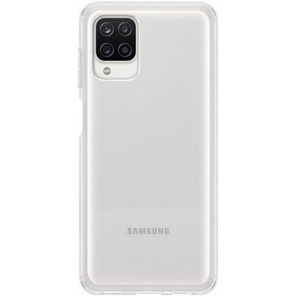 Чехол (клип-кейс) Samsung Soft Clear Cover [ef-qa125ttegru] для Galaxy A12, прозрачный