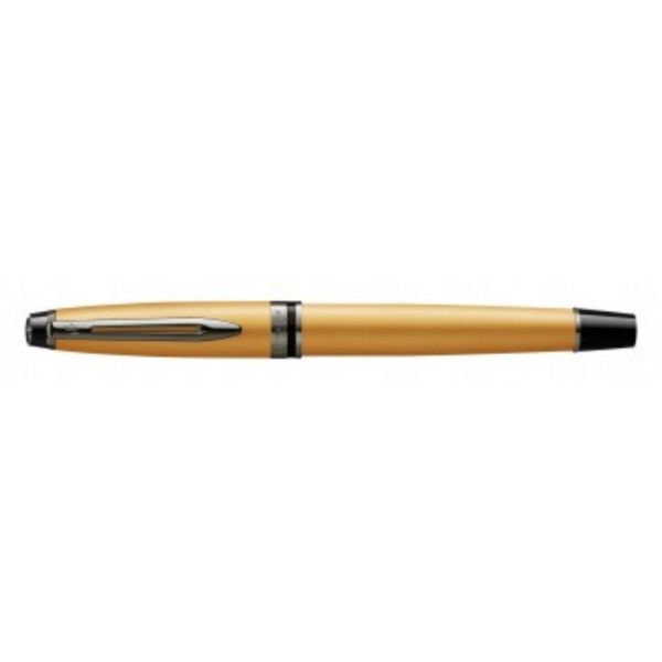 Ручка роллер WATERMAN Expert DeLuxe коробка подарочная золотой 2119259